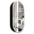 Зеркало-шкаф AZARIO Soho Black 500х1000 - 3.1 ЖК-часы, подогрев, сенсорный выключатель с функцией диммера (LED-00002612)