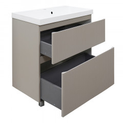 Комплект Azario Тумба Viola 80/2Н напольная БЕЖЕВЫЙ под раковину Астория 80 (CS00097141)