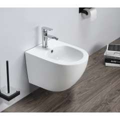 Биде подвесное Azario Grado 480х370х325 белый (AZ-0046-BW SP)