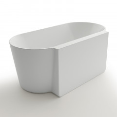 Ванна акриловая Azario MEDFORD 1700х800х580 пристенная, в комплекте с сифоном и металлической рамой