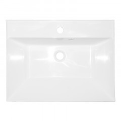 Комплект Azario Тумба Эстима 60/2 595х447х555 подвесная, с раковиной Астория 60, белый глянцевый (CS00094582)