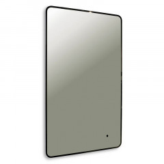 Зеркало AZARIO INCANTO 600х1000 бесконтактный сенсорный выключатель, подсветка с диммером, цвет черный (LED-00002538)