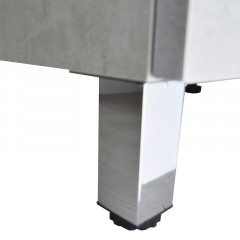 Комплект Тумба Loranto Florena 80 810х470х810 напольная, с раковиной Azario Leon, светлый бетон (CS00086992)