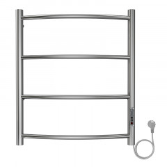 Полотенцесушитель электрический AZARIO VERONA 500/600 4 секции, диммер справа, хром (AZ04856)