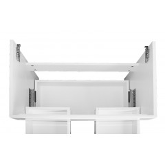 Комплект Azario Тумба Эстима 70/2 695х447х555 подвесная, с раковиной Астория 70, белый глянцевый (CS00094583)