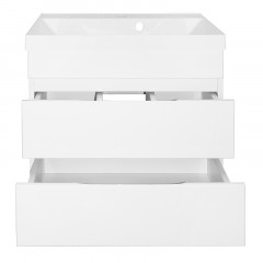Комплект Azario Тумба Эстима 60/2 595х447х555 подвесная, с раковиной Астория 60, белый глянцевый (CS00094582)