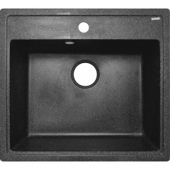 Кухонная мойка AZARIO Litos 570x505x200 искусственный мрамор, цвет Черный (CS00078325)