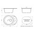 Кухонная мойка AZARIO Light 575х440х215) искусственный мрамор, цвет Песочный (CS00079922)