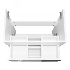 Комплект Azario Тумба Эстима 60/2 595х447х555 подвесная, с раковиной Астория 60, белый глянцевый (CS00094582)
