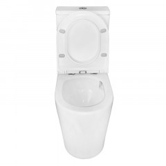 Унитаз-компакт Azario Conto 360х630х820 напольный, безободковый, слив "Торнадо", с быстросъемным сиденьем микролифт (AZ-T005BR)