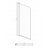 Шторка для ванны распашная Azario Merrit 70х150 цвет профиля черный (AZ-NF6211 700 BLACK)