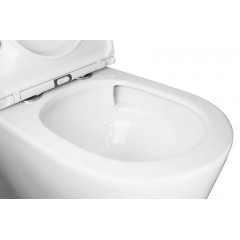 Унитаз-компакт Azario Conto 360х630х820 напольный, безободковый, слив "Торнадо", с быстросъемным сиденьем микролифт (AZ-T005BR)