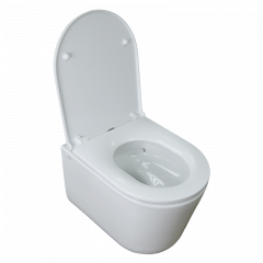 Сет: Инсталляция AZARIO, унитаз подвесной Creo Ceramique LYon 2.0 с системой смыва Tornado в комплекте с быстросъемным сиденьем микролифт (AZ-8010-1000+LY1100R)