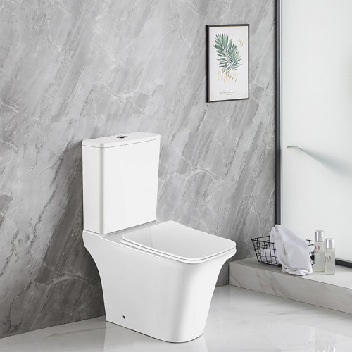 Унитаз-компакт Azario AVERO 660x360х820 напольный, безободковый в комплекте с бачком, смывным механизмом Geberit и сиденьем микролифт (AZ-3121-G)