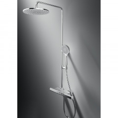 Душевая система Azario PIANO термостатический картридж, хром (AZ-678U87ZA8-1DA1K17A-JR3A50AC)