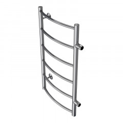 Полотенцесушитель водяной AZARIO VERONA 400/800 6 секций, боковое подключение, 1", хром (AZ04548)