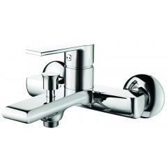 Смеситель для ванны AZARIO FARO с ручным душем, керамический картридж, хром (AZ-PS23459C)