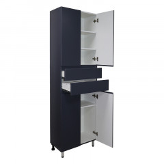 Пенал Azario Эстима 60 600х320х1970 напольный, графит (CS00094565)