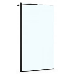 Шторка для ванны Azario Merrit 80х140 цвет профиля черный (AZ-NF6310-1 800 BLACK)