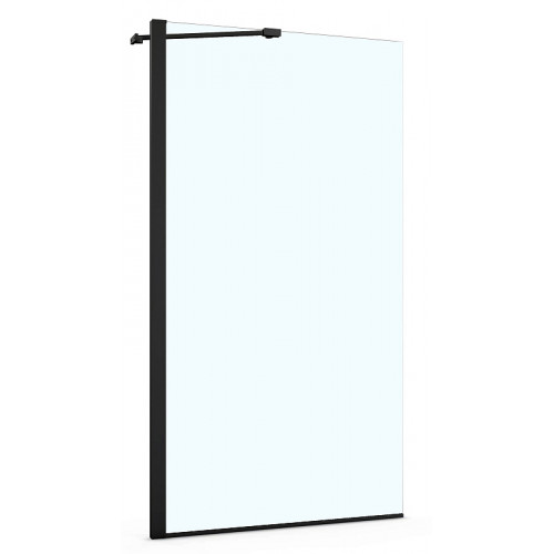 Шторка для ванны Azario Merrit 80х140 цвет профиля черный (AZ-NF6310-1 800 BLACK)