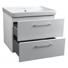 Комплект Azario тумба Ника 70 700х475х560 подвесная с раковиной Monte 70 белый матовый (CS00080144)