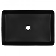 Раковина-чаша Azario 600х405х110 накладная, прямоугольная, черный матовый (AZ-2174-MB)