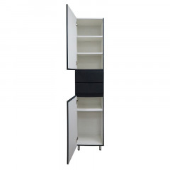 Пенал Azario Эстима 40 напольный, левый, Графит (CS00094560)