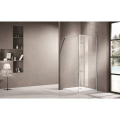 Душевая перегородка Azario RICHMOND 6310 Walk-in 800х2000 прозрачное стекло 6 мм, цвет профиля серебро (AZ-NAG6310 800)