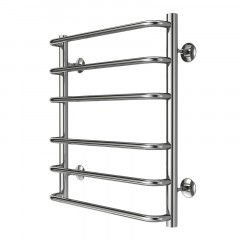 Полотенцесушитель водяной AZARIO FERRARA 500/600 6 секций, нижнее/диагональное подключение, 1/2", хром (AZ09156)