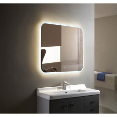 Зеркало AZARIO Стив 700х680 c подсветкой и диммером, сенсорный выключатель (ФР-00001136)