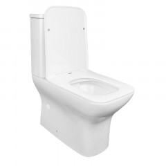 Унитаз-компакт Azario Fresco 360х620х800 напольный, безободковый, с быстросъемным сиденьем микролифт (AZ-8302)