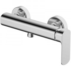 Смеситель для душа Azario ASHER с ручным душем, без излива, керамический картридж, хром (AZ-VNN338311C)