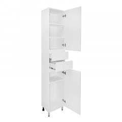 Пенал Azario Эстима 35 350х320х1970 напольный, правый, белый глянец (CS00094555)