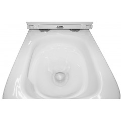 Унитаз подвесной Azario Teramo 340х490х350 безободковый, слив "Торнадо", в комплекте с сидением микролифт (AZ-0052-UQ3)