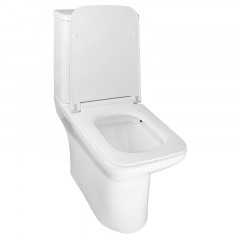 Унитаз-компакт Azario Glory 380х680х812 напольный, безободковый с быстросъемным сиденьем микролифт (AZ-49)