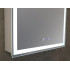 Зеркало-шкаф AZARIO Киото 50 (535х750) c подсветкой и диммером + часы (LED-00002356)