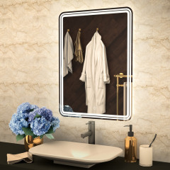 Зеркало AZARIO Adriana 600х800 влагостойкое c подсветкой и диммером (CS00066638)