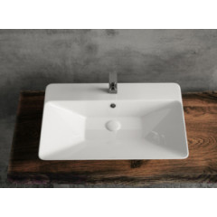 Комплект Azario Тумба LATINA 100 с раковиной Top Counter 65