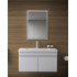 Зеркало-шкаф AZARIO Киото 50 (535х750) c подсветкой и диммером + часы (LED-00002356)
