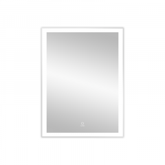 Зеркало AZARIO Havana 600х800 с подсветкой, сенсорный выключатель с функцией диммера, алюминиевая рамка (AZ-Z-079CS)