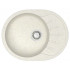 Кухонная мойка AZARIO Light 575х440х215) искусственный мрамор, цвет Хлопок (CS00079921)