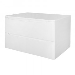 Тумба Azario LOTOS 80/2 800х460х500 подвесная, без раковины, белый глянец (CS00084144)