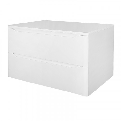 Тумба Azario LOTOS 80/2 800х460х500 подвесная, без раковины, белый глянец (CS00084144)