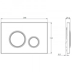 Сет AZARIO инсталляция с панелью смыва + унитаз Geno с сиденьем микролифт+клавиша-0045