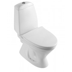 Унитаз-компакт Azario AZ-2037-P 690х345х810 напольный, с быстросъемным сиденьем микролифт, белый (AZ-2037-P)