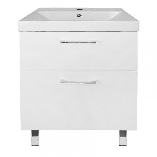Комплект Azario Тумба Ника 60 Н 610х480х860 напольная, с раковиной Tempo 60 (CS00091368)