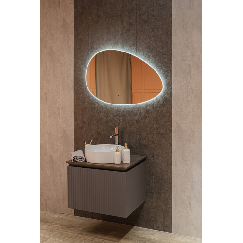 Зеркало AZARIO OMEGA 600х920 с подсветкой, бесконтактный сенсор с функцией диммера (LED-00002934)