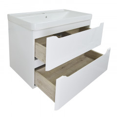 Комплект Тумба Loranto LOTOS 70/2 715х480х570 подвесная с раковиной Monte 70