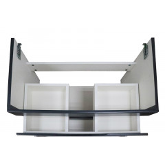 Комплект Azario Тумба Эстима 70/2 695х447х555 подвесная, с раковиной Астория 70, графит (CS00094588)