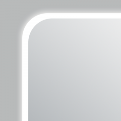 Зеркало AZARIO Glory 1000х600 с подсветкой, сенсорный выключатель с функцией диммера (AZ-Z-018CS)